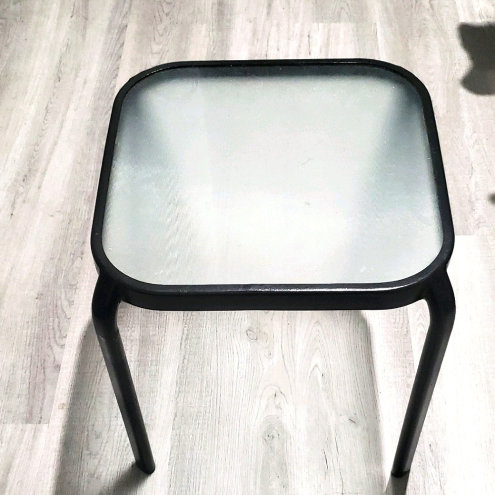 Glass Side Table